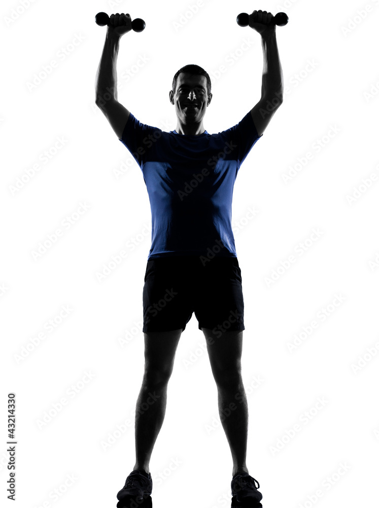 man exercising workout man exercising workout