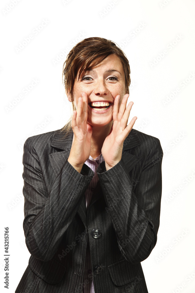 beautiful businesswoman portrait, isolated on white background beautiful businesswoman portrait, isolated on white background