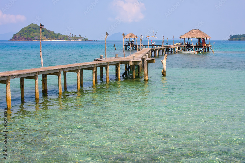 Beautiful tropical beach in Koh Mak , Thailand