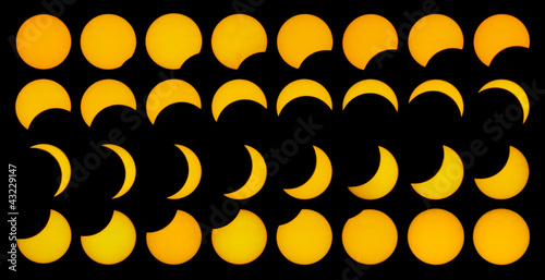 Solar eclipse for a background 29.03.06. Ukraine, Donetsk region