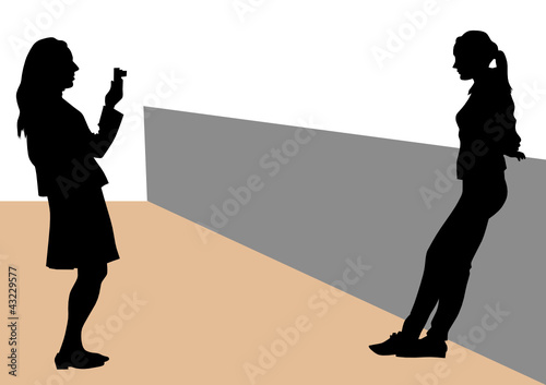 Photo girl and model
