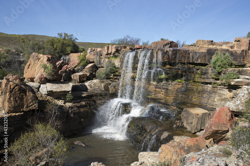 Nieuwoudtville waterfall in South Africa