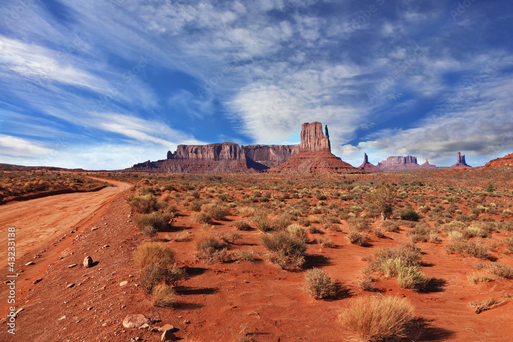 The Navajo Reservation in the U.S.
