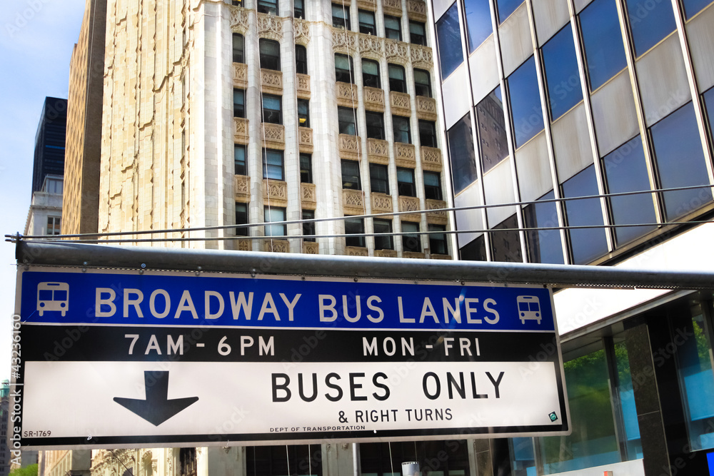 Fototapeta premium New YORK signalisation