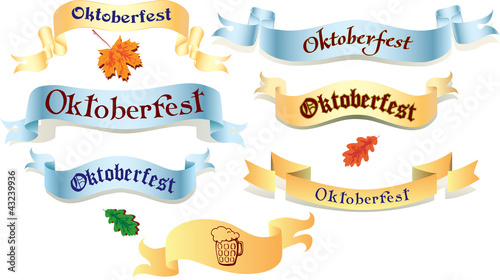 Set of ribbons for your design