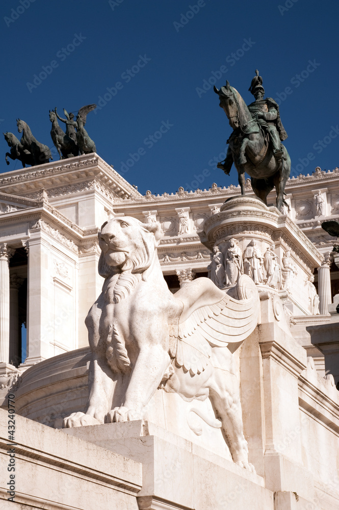 Rom Nationaldenkmal Viktor Emanuel II Detail