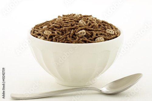 wheat bran and flax cereal breakfast