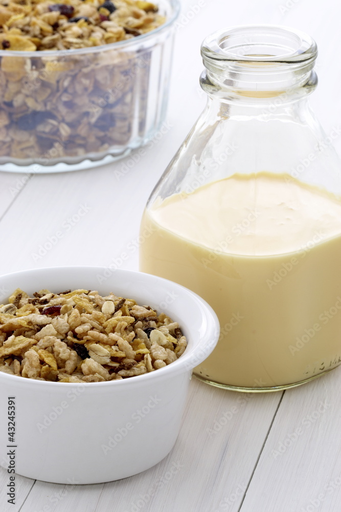 Delicious and healthy muesli or granola Delicious and healthy muesli or granola