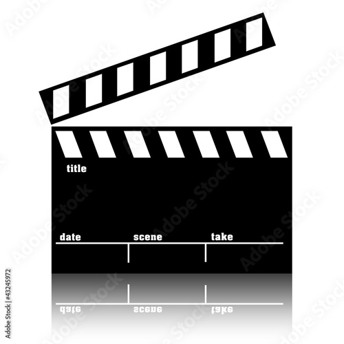 Flap Clapperboard, claqueta.
