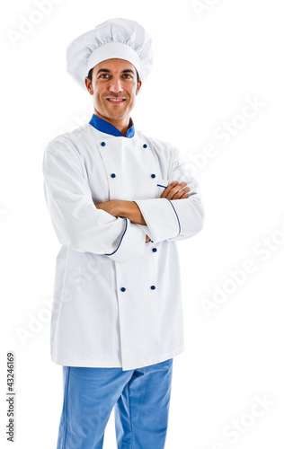 Bild auf Leinwand Handsome chef portrait