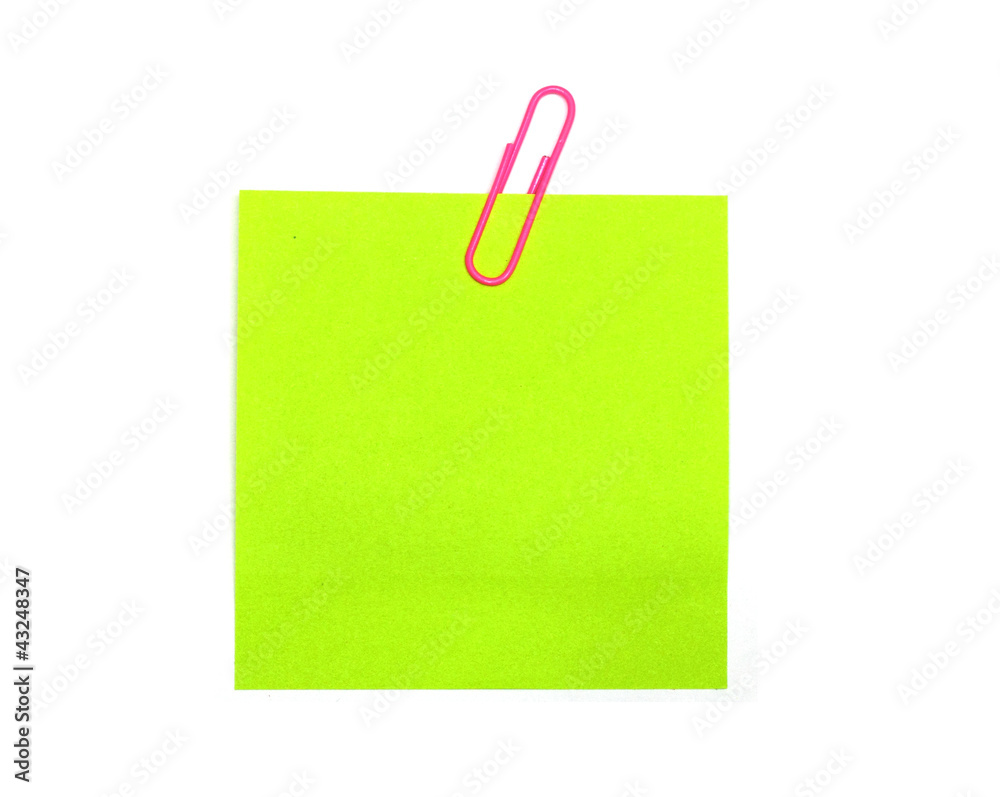 yellow form with a clip on a white background yellow form with a clip on a white background