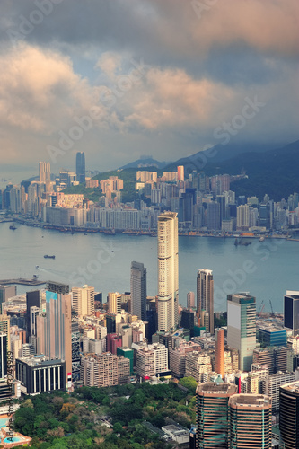 Hong Kong aerial view photo