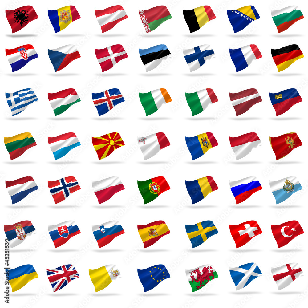 flags of europe flags of europe