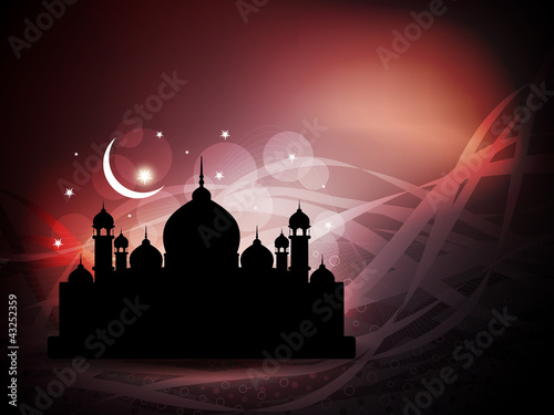 Creative religious eid background. Vector illustration