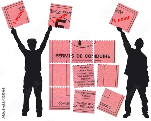 les points du permis de conduire photo