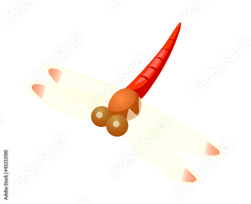 vector icon dragonfly