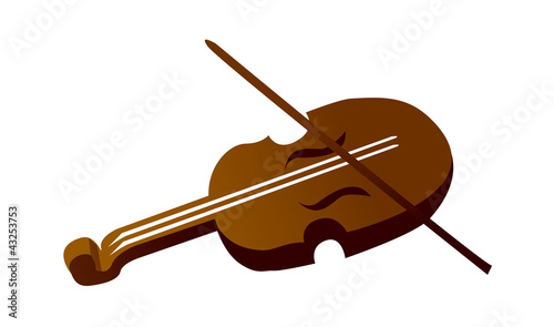 vector icon violin