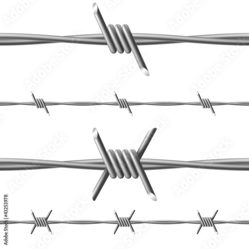Barbed wire
