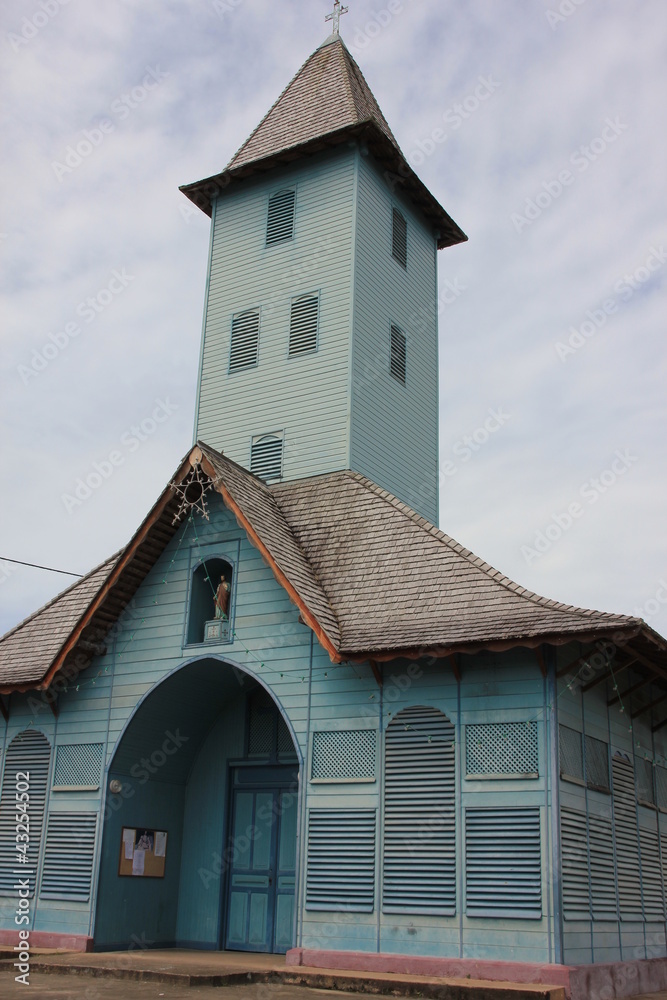 Guyane - Eglise de Mana