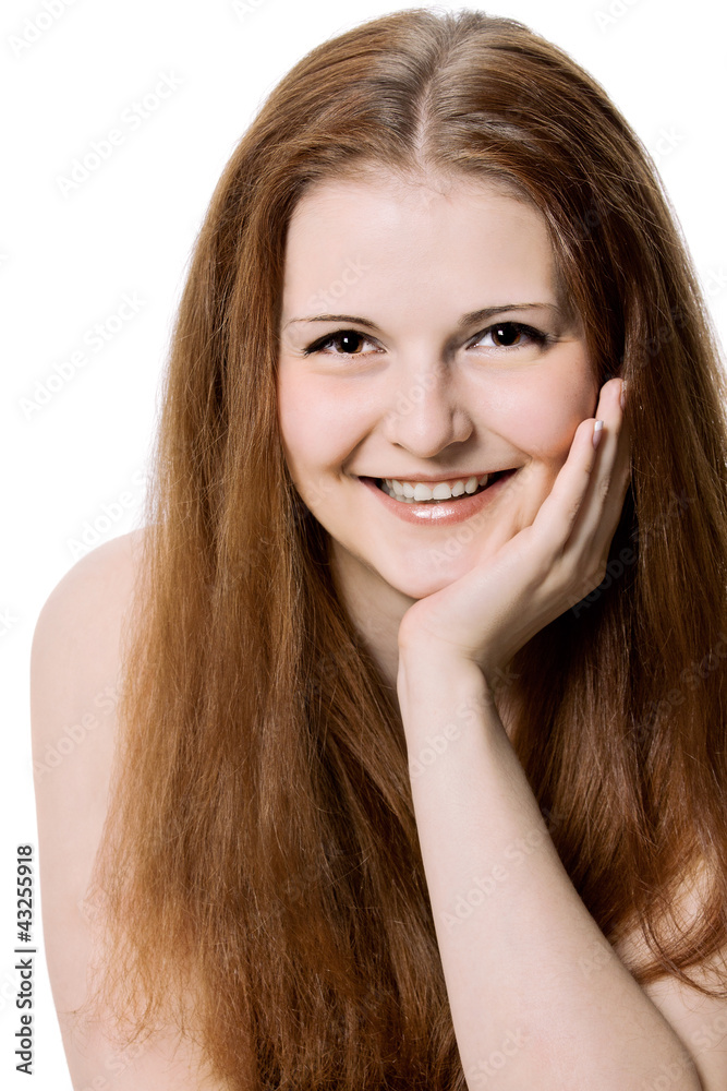Portrait of a beautiful female mode Portrait of a beautiful female mode