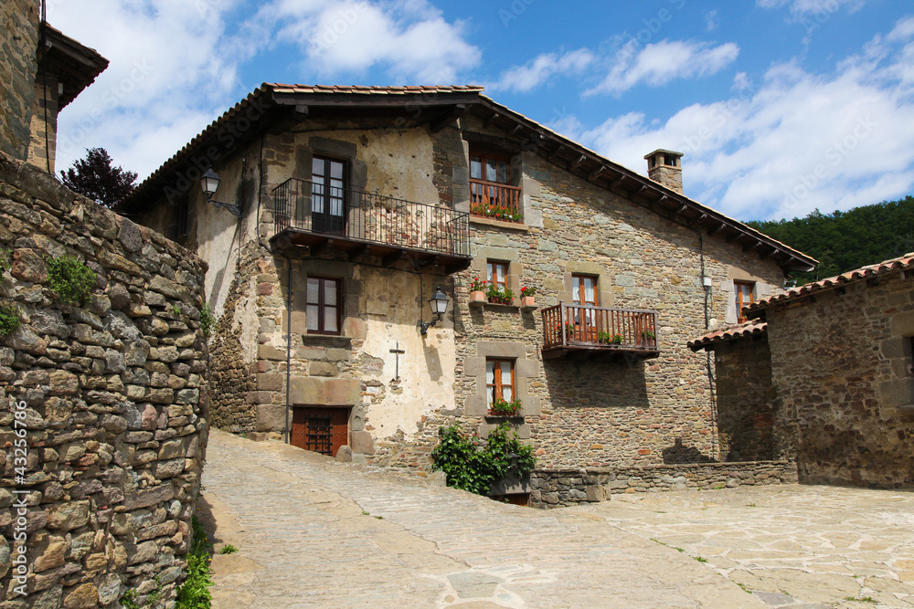 Typical house in Catalonia, Spain.