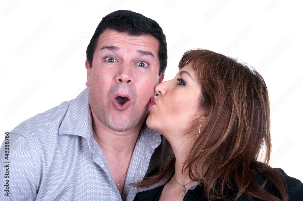 Closeup portrait of a happy mature couple Closeup portrait of a happy mature couple