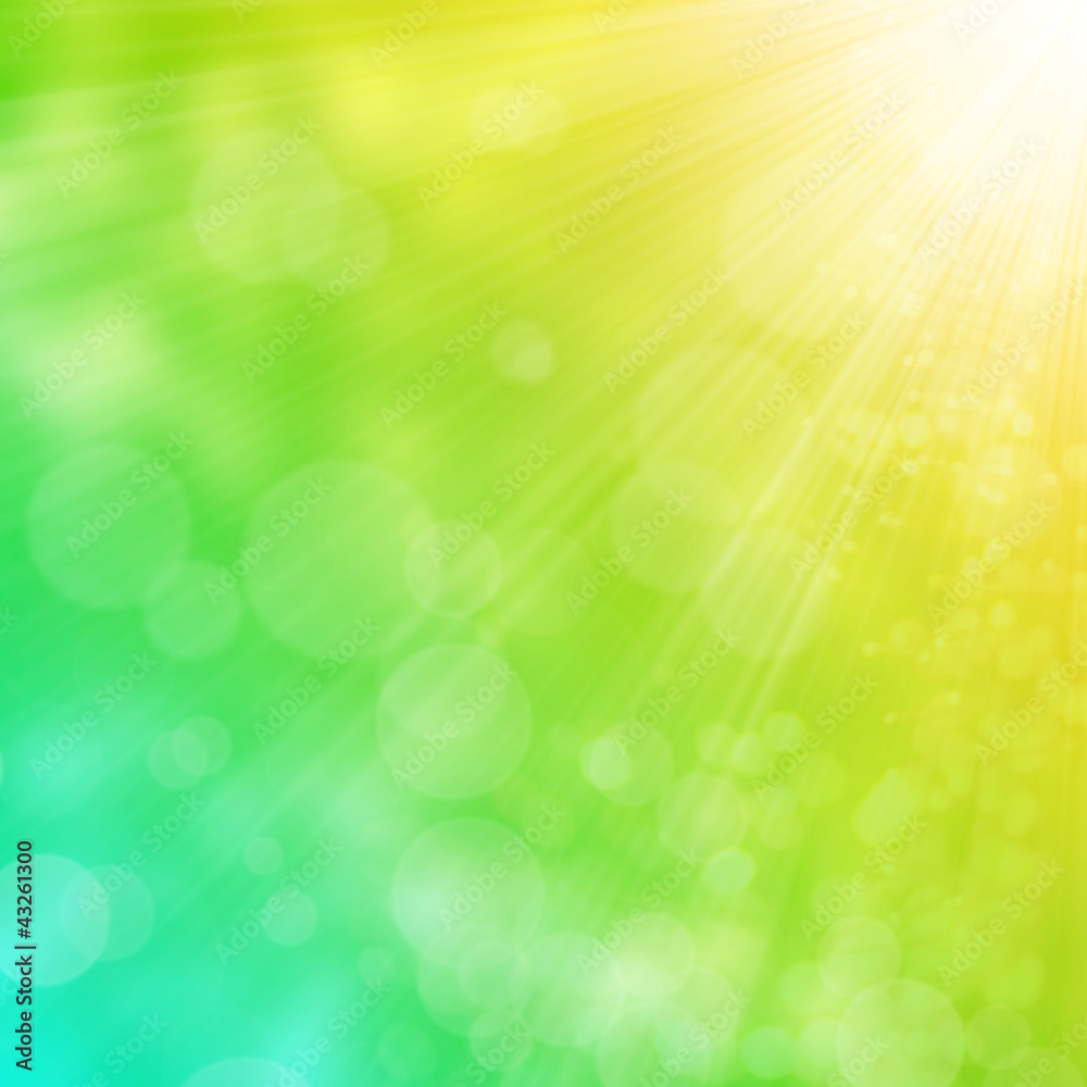 Fototapeta premium Spring or summer abstract background