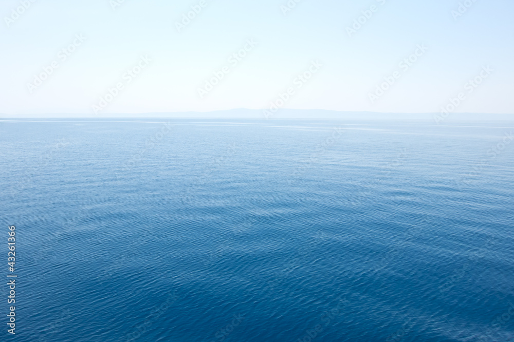 clear blue sea, water seascape abstract background