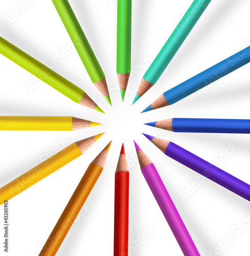 Bunte Farbstifte