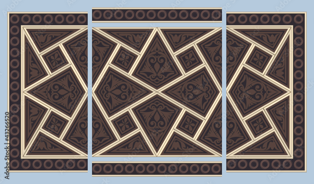Fototapeta premium Syrian seamless ornament