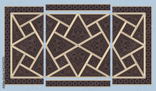 Syrian seamless ornament