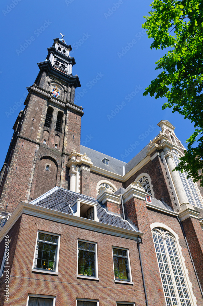 Westerkerk in Amsterdam, Netherlands