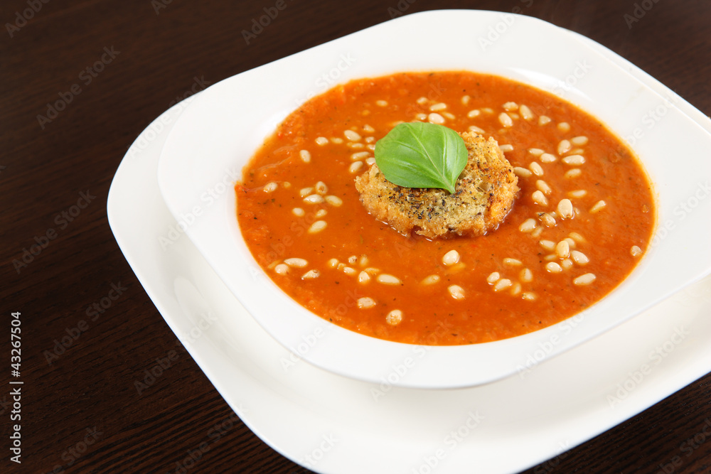 Fresh vegetable soup Fresh vegetable soup