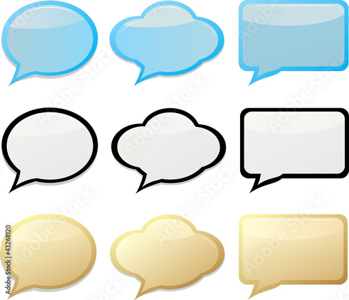 speech bubbles