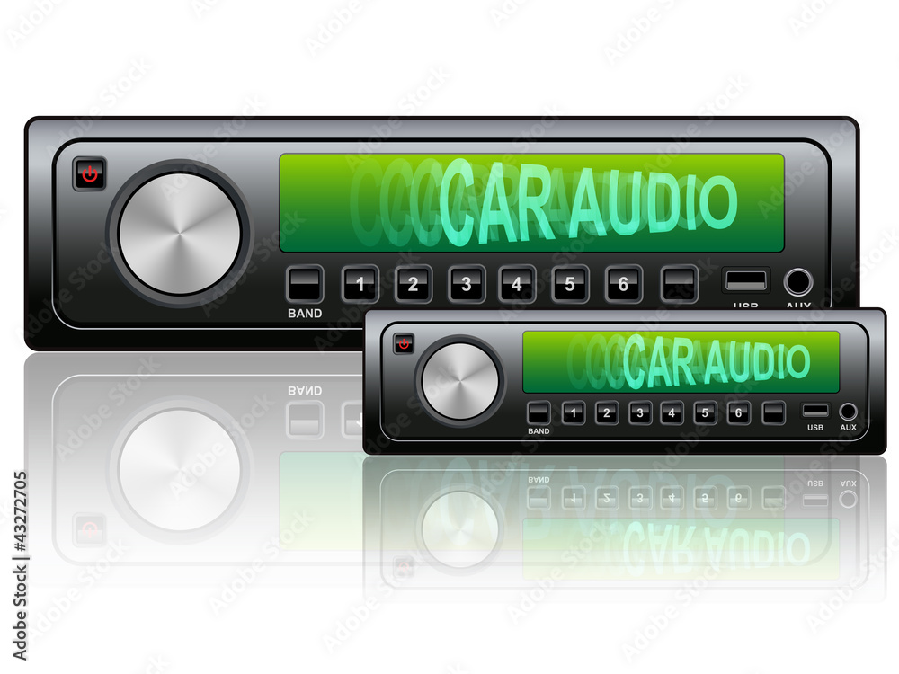 Car audio vector icon Car audio vector icon