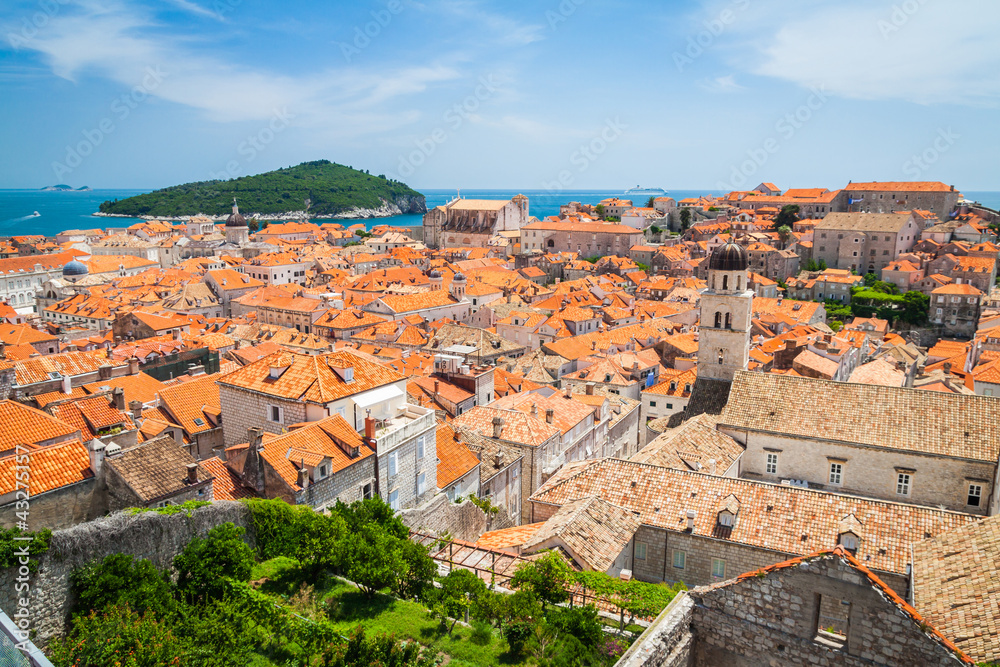 Roofs of Dubrovnik's Old Town