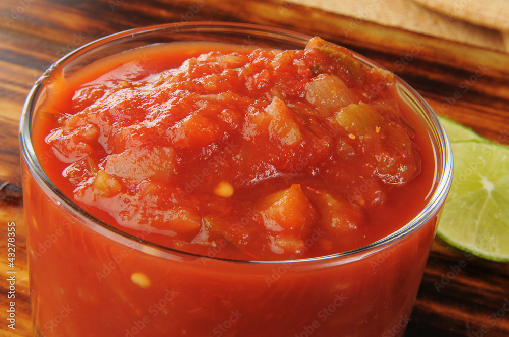 Salsa with lime Salsa with lime