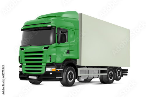 green truck