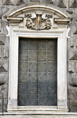 San Domenico Maggiore - The famous church in Naples, Italy.