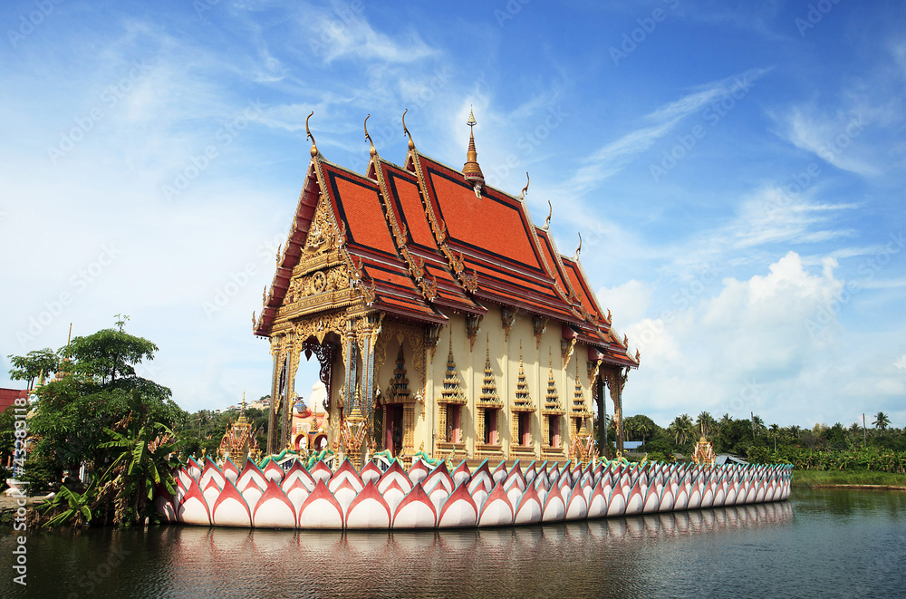 temple on island samui Thailand temple on island samui Thailand