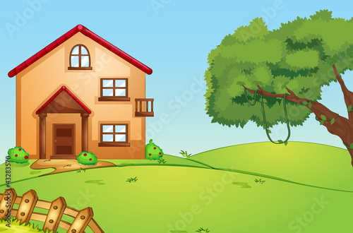 house in nature