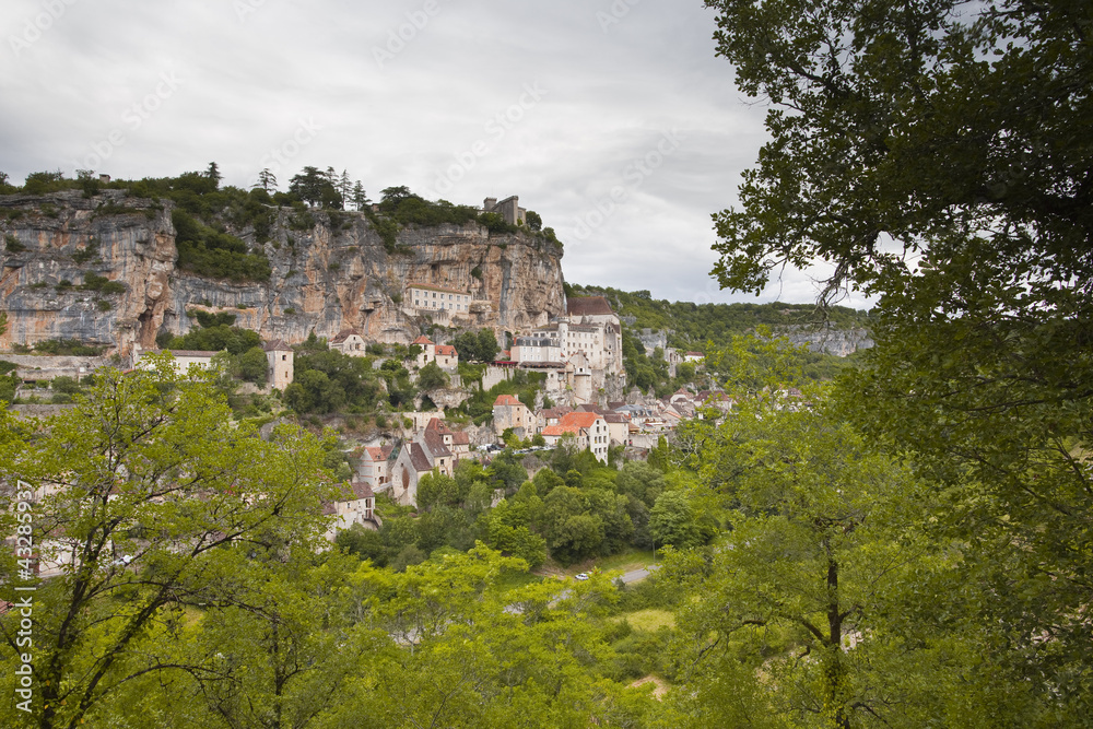 Rocamadour village in France.