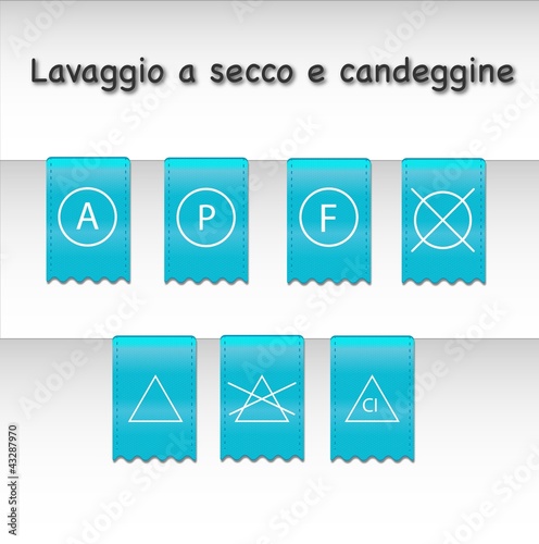 lavaggio a secco e candeggina_etichette