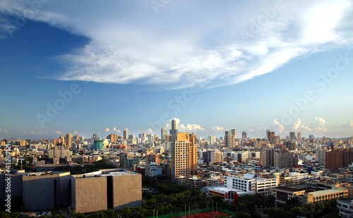 Wallpaper Mural Panoramic View of Kaohsiung City in Taiwan Torontodigital.ca