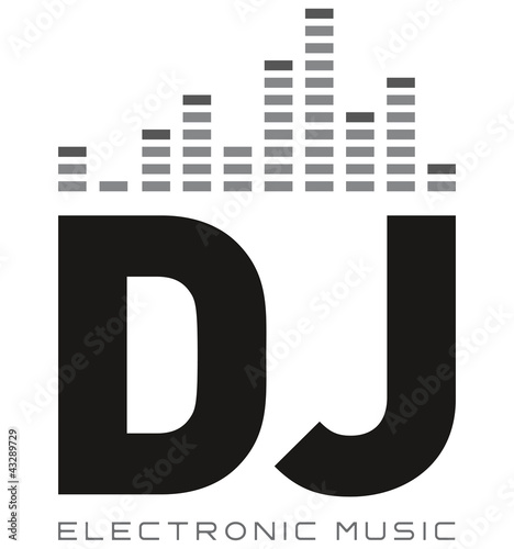 dj logo, mix, mixer