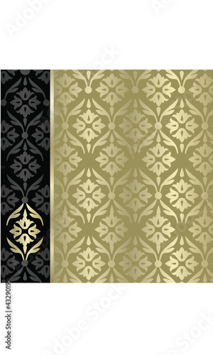 Vector Golden Ornamental Background
