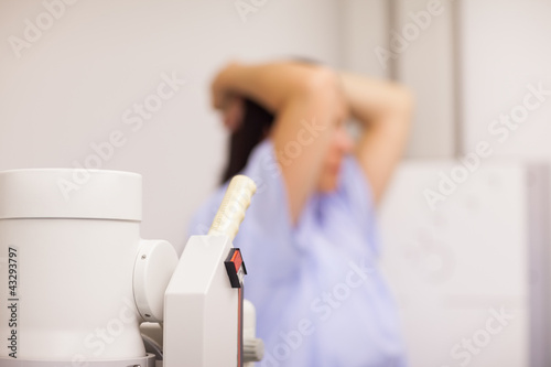 Medical machine next to a patient