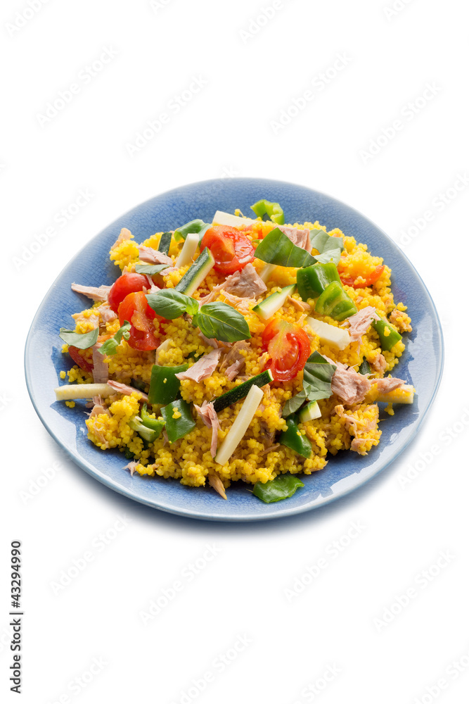 couscous salad with tuna and vegetables couscous salad with tuna and vegetables