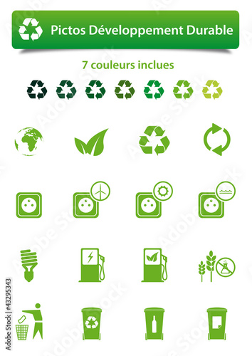 Pictos Développement Durable