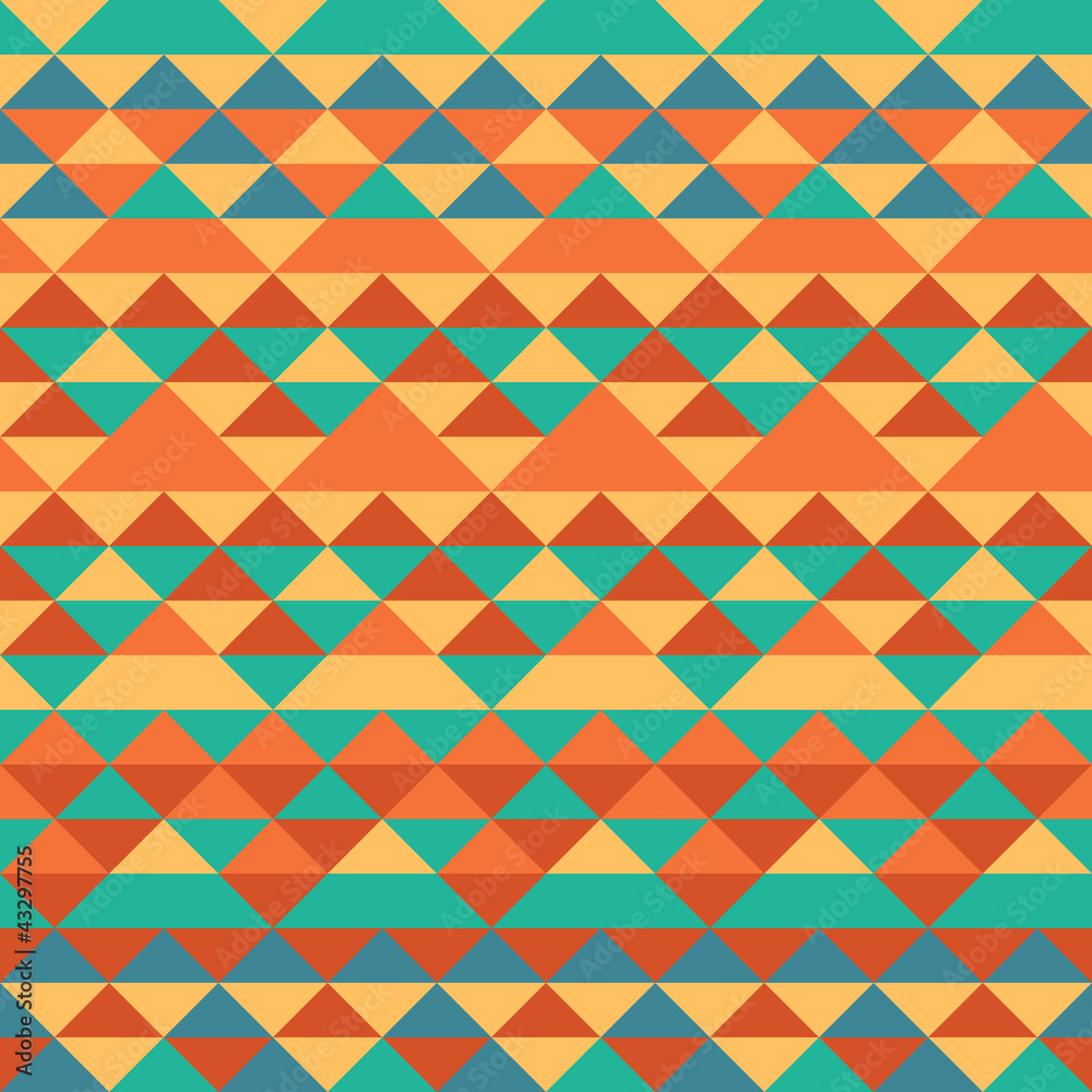Seamless triangles pattern ethnic style Seamless triangles pattern ethnic style